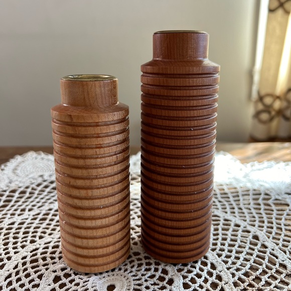 Hanna Dausch Other - Hanna Dausch wood working taper candle holders